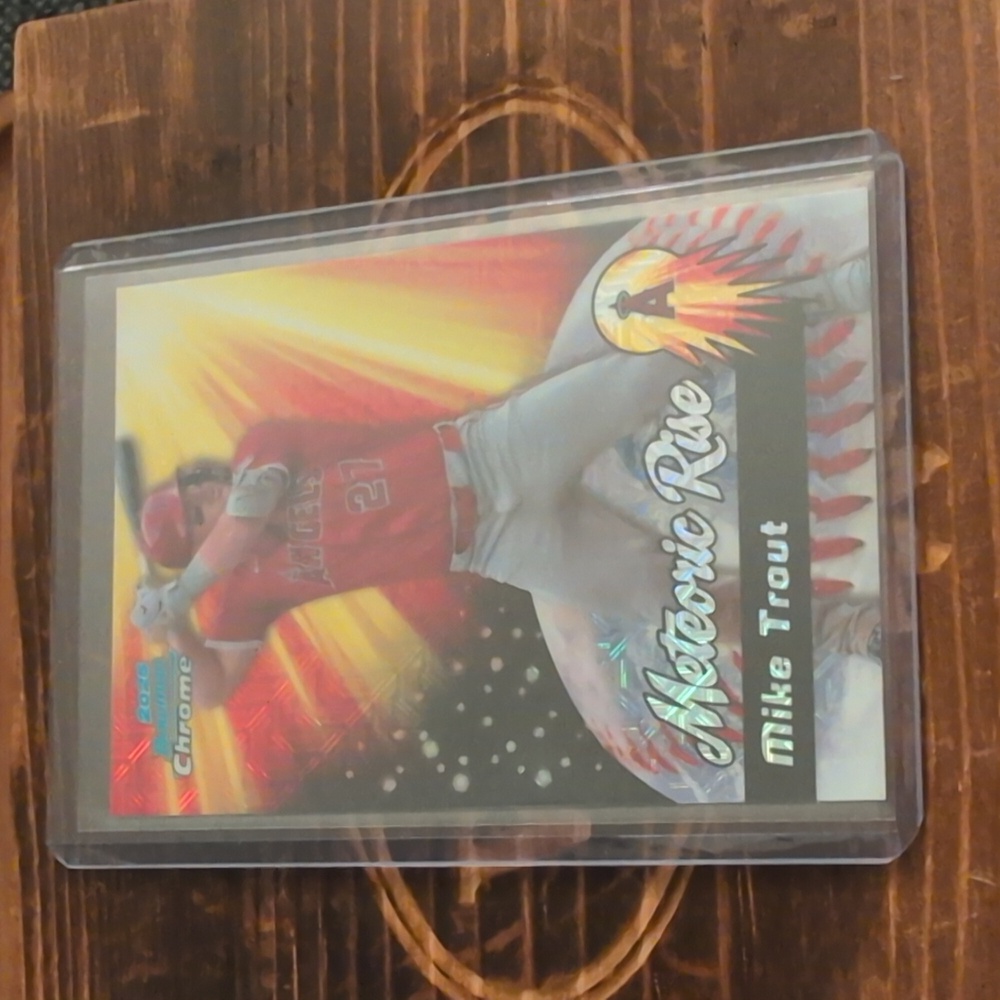 2025 Bowman Chrome Mike Trout Meteoric Rise Angels